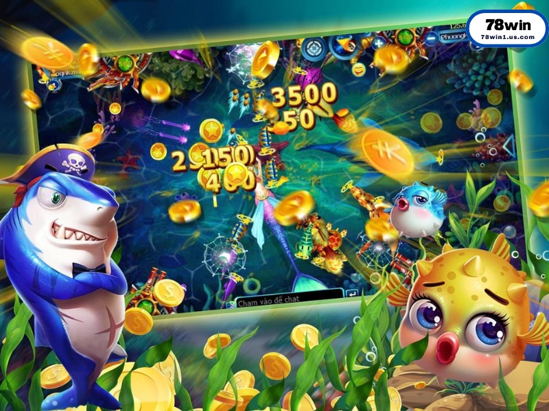 Khuyến mãi hấp dẫn khi chơi bắn cá xèng tại 78Win